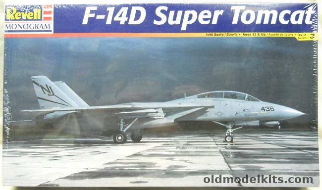 Monogram 1/48 Grumman F-14D Super Tomcat, 85-4729 plastic model kit
